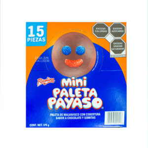 Mini Paleta Payaso 15pc