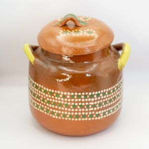 Olla De Flor Con Tapa